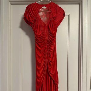 Vintage 80s Red Dress